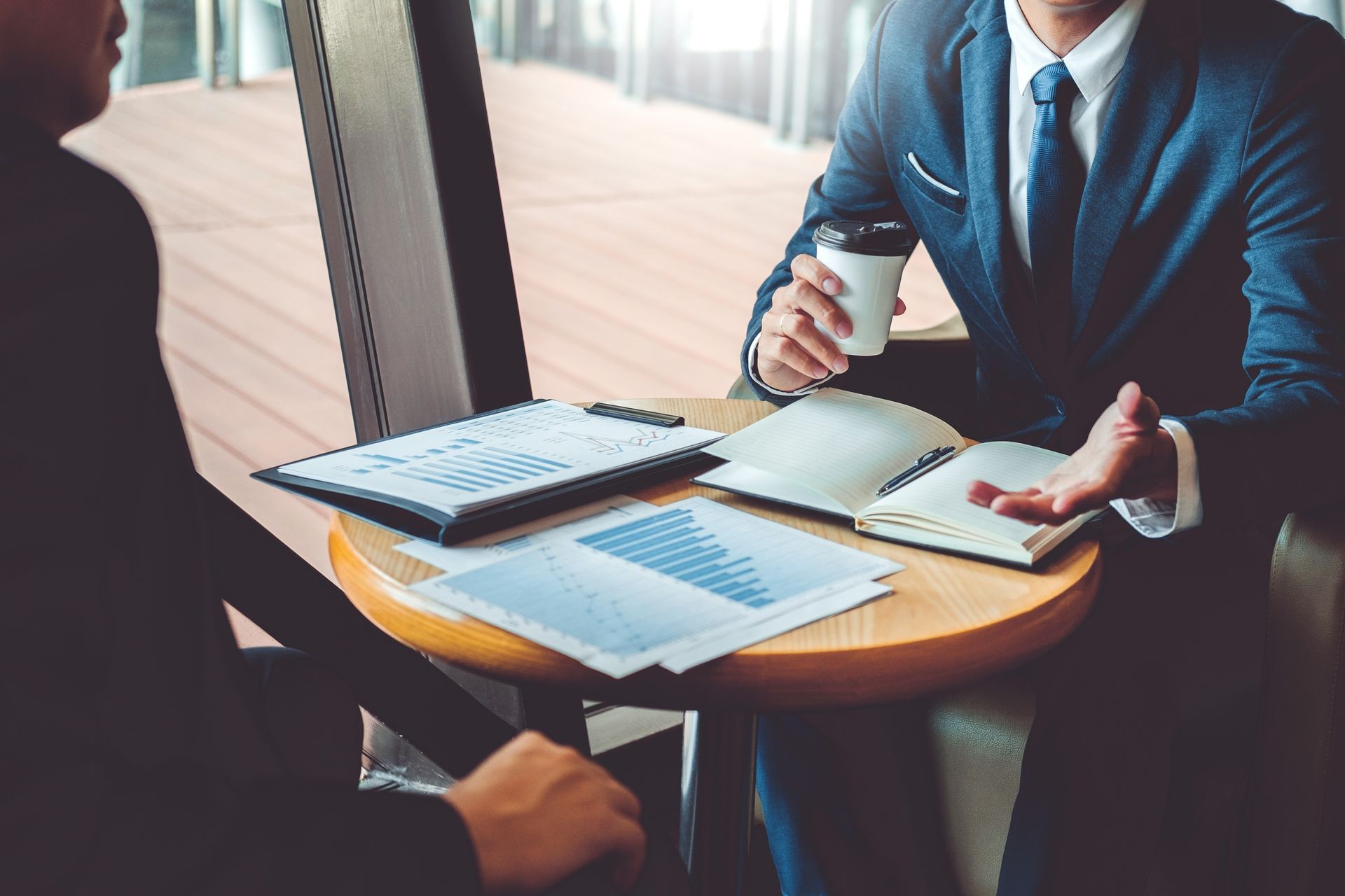 Business Consulting meeting working and brainstorming new business project finance investment concept. Business Consulting meeting working and brainstorming new business project finance investment concept.